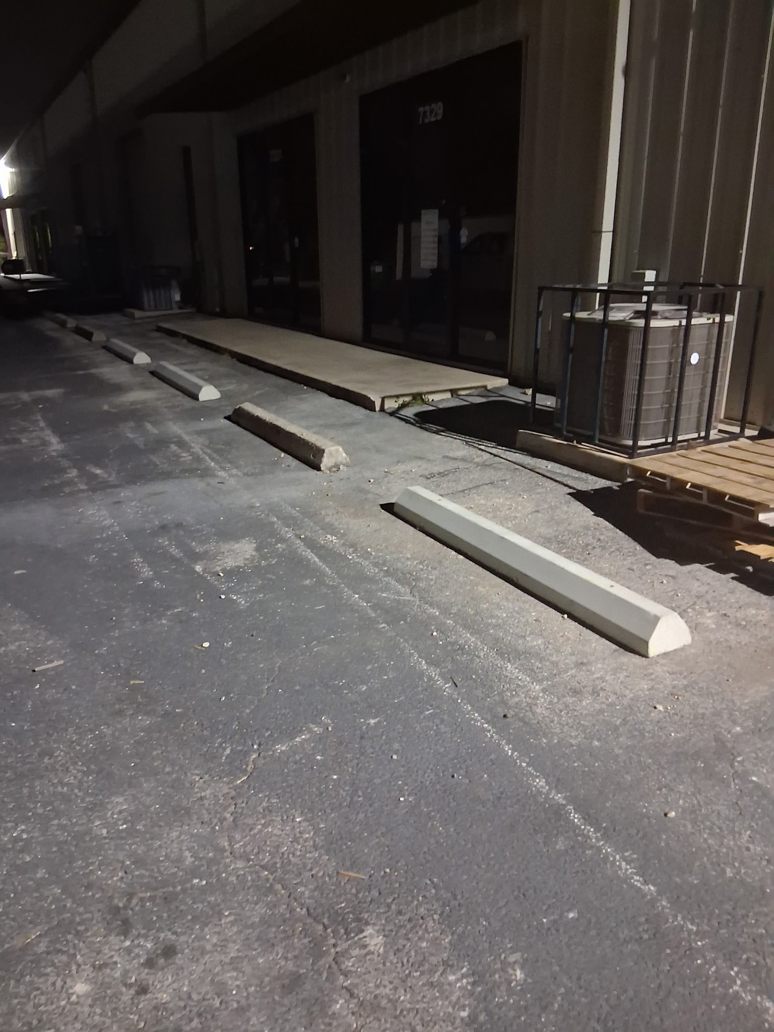 car stops installed