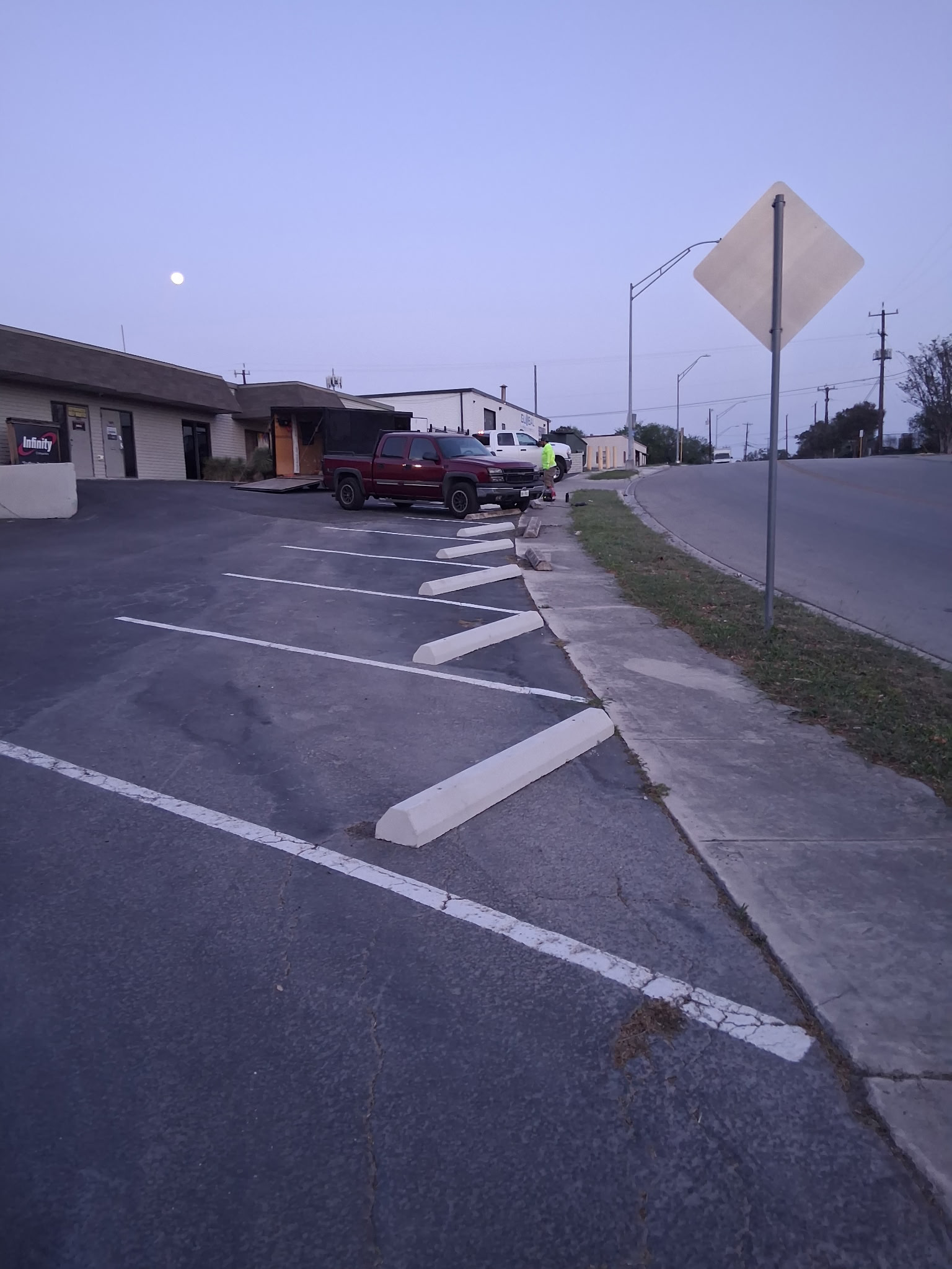 car stops installed