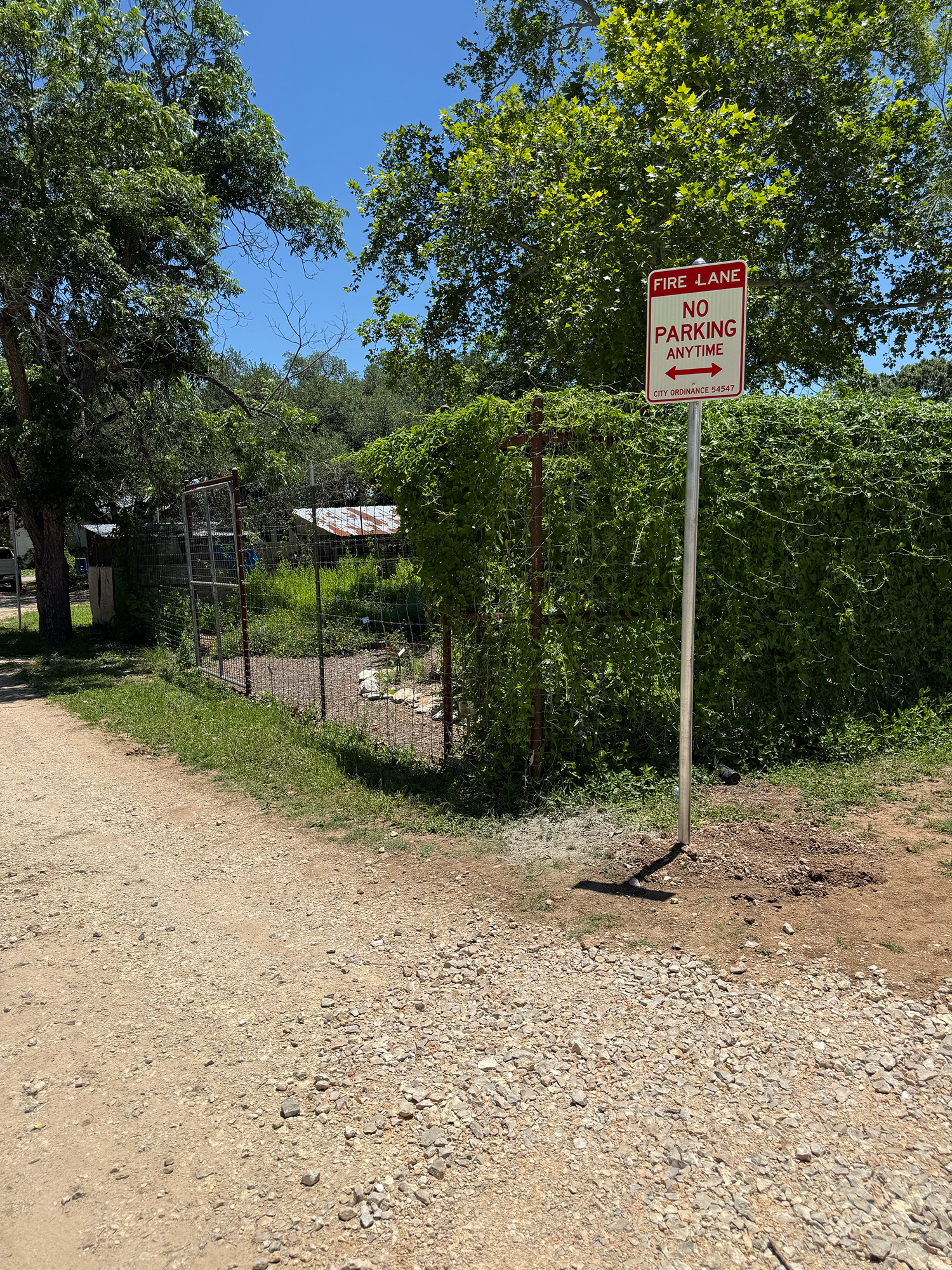 parking lot signage