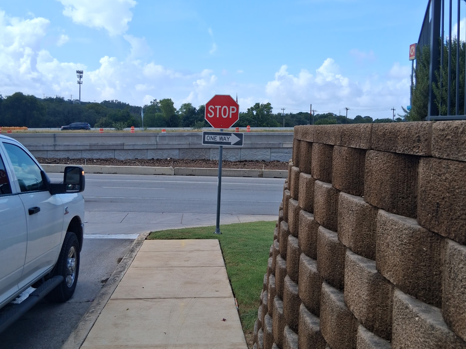 parking lot signs