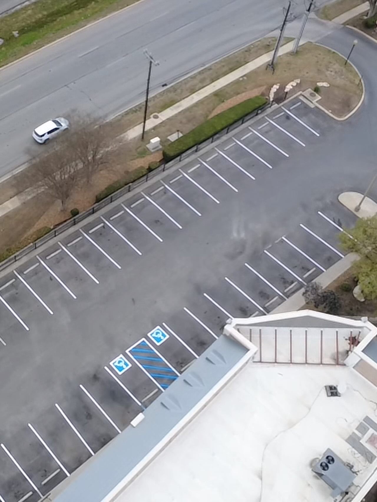 Commercial asphalt striping in San Antonio and Austin