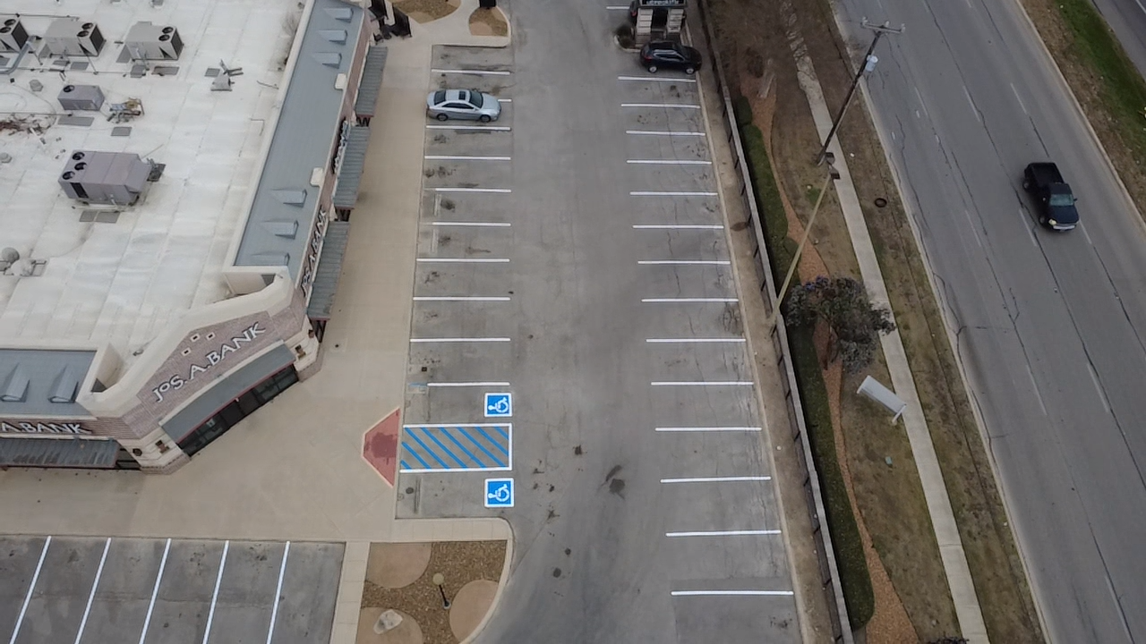 Commercial asphalt striping in San Antonio and Austin