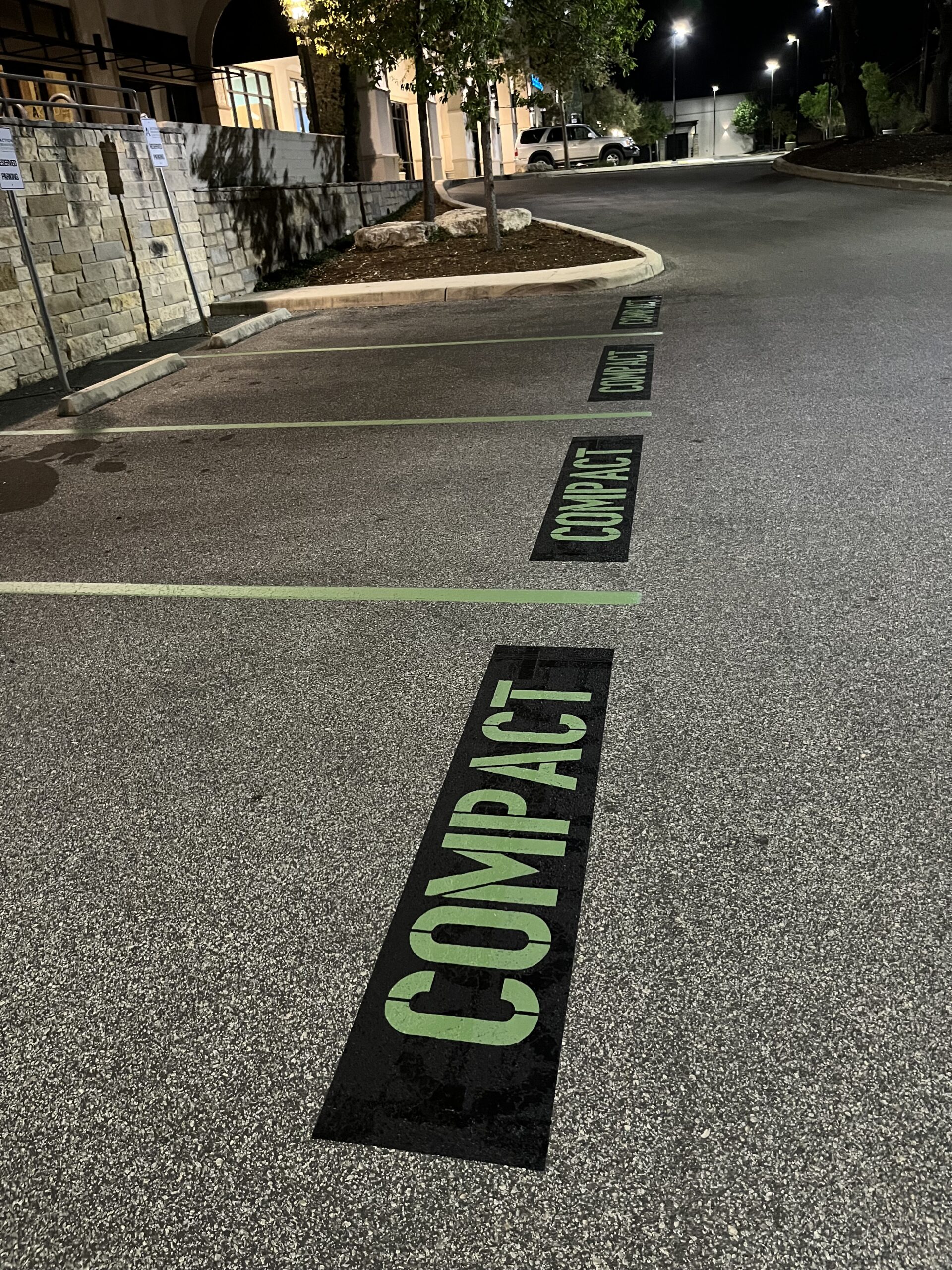 Commercial asphalt striping in San Antonio and Austin